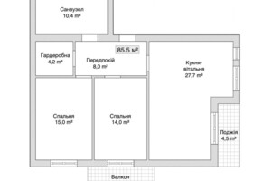Продажа двухкомнатной квартиры в Виннице, на ул. Князей Кориатовичей 44, район Центр фото 2