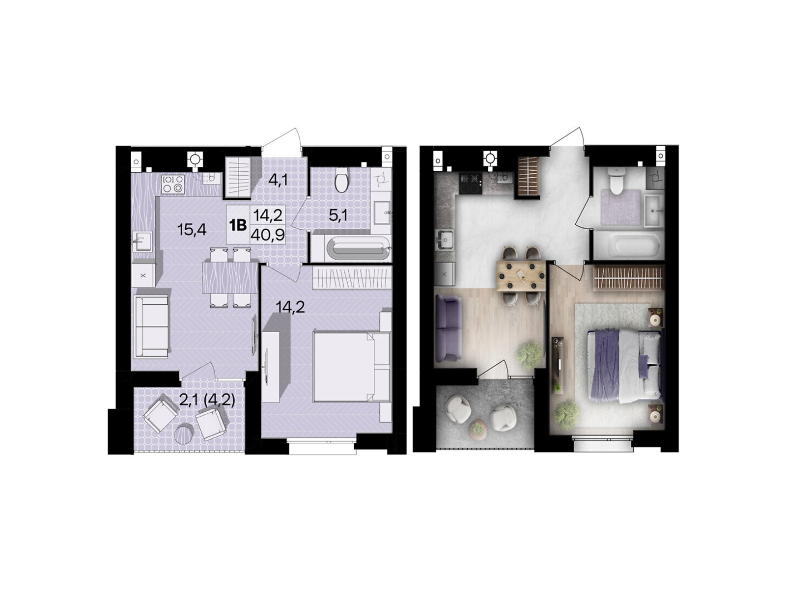 Продаж однокімнатної квартири в Вінниці, на вул. Левка Лук’яненка 16Б, район Тяжилів фото 1