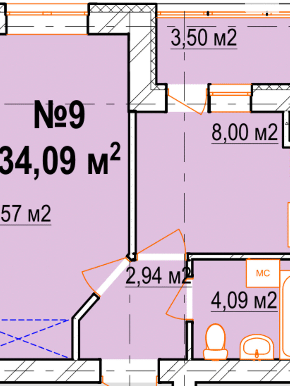 Продажа однокомнатной квартиры в Виннице, на ул. Одесская, район Вишенка фото 1