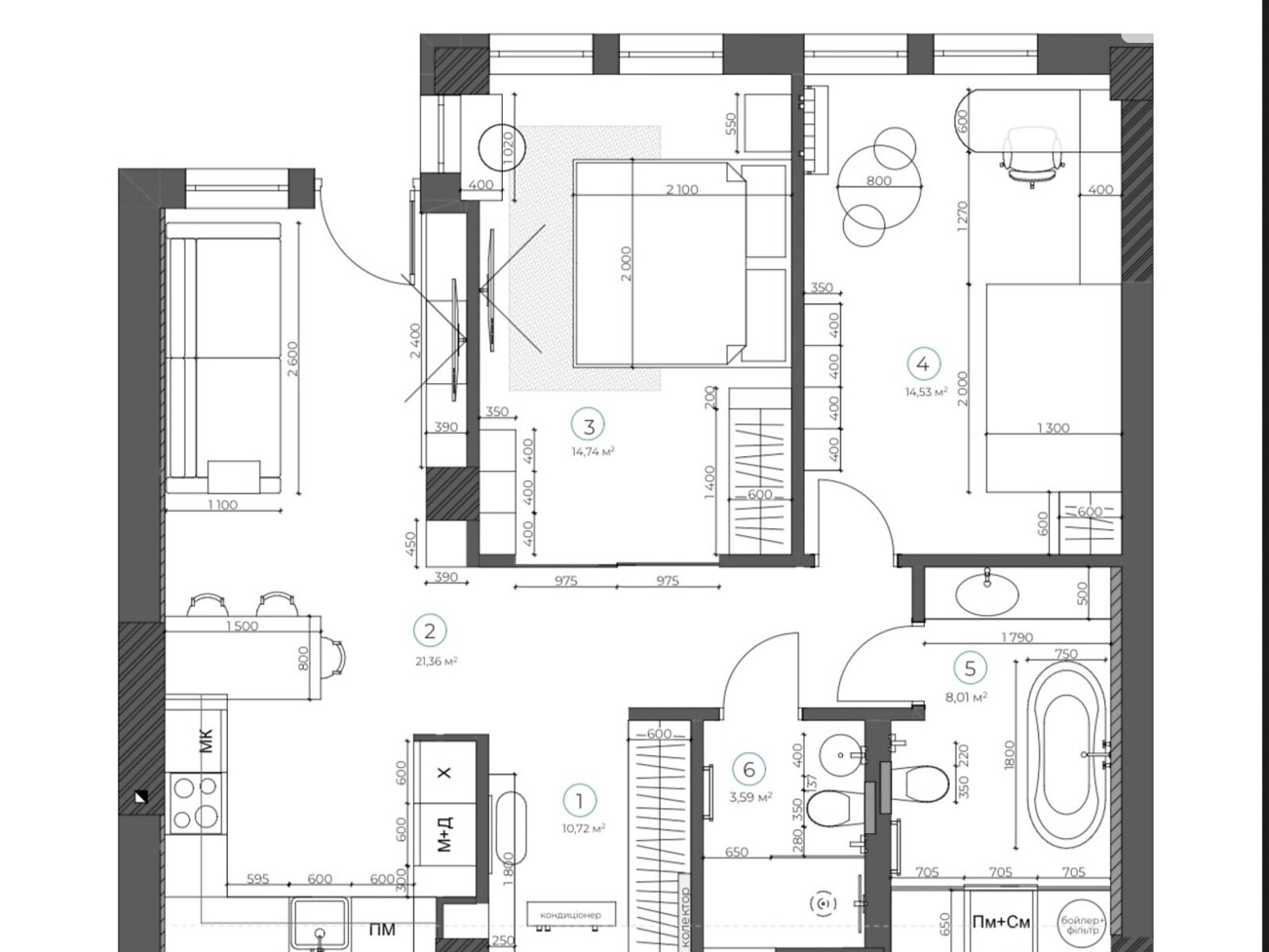 Продажа двухкомнатной квартиры в Виннице, на просп. Космонавтов 49, район Вишенка фото 1
