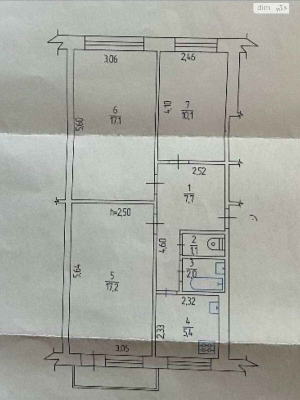 Продажа трехкомнатной квартиры в Виннице, на ул. Киевская 104, район Киевская фото 1