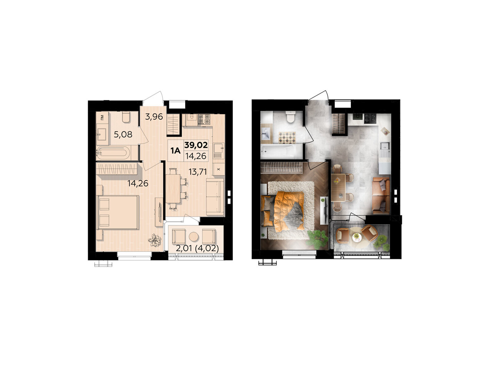 Продаж однокімнатної квартири в Вінницьких Хуторах, на шосе Немирівське 94Е, фото 1 Продаж однокімнатної квартири в Вінницьких Хуторах, на шосе Немирівське 94Е, фото 1