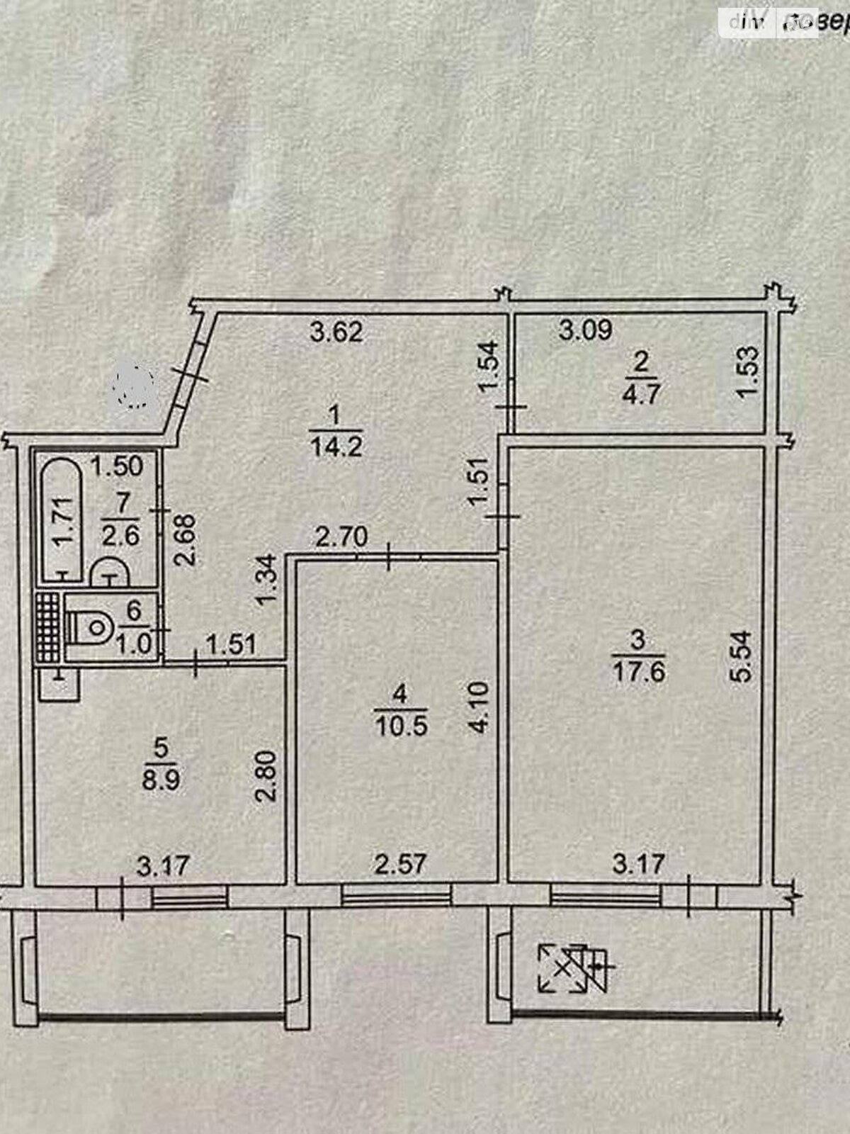 Продажа двухкомнатной квартиры в Вишневом, на ул. Европейская 34Б, фото 1