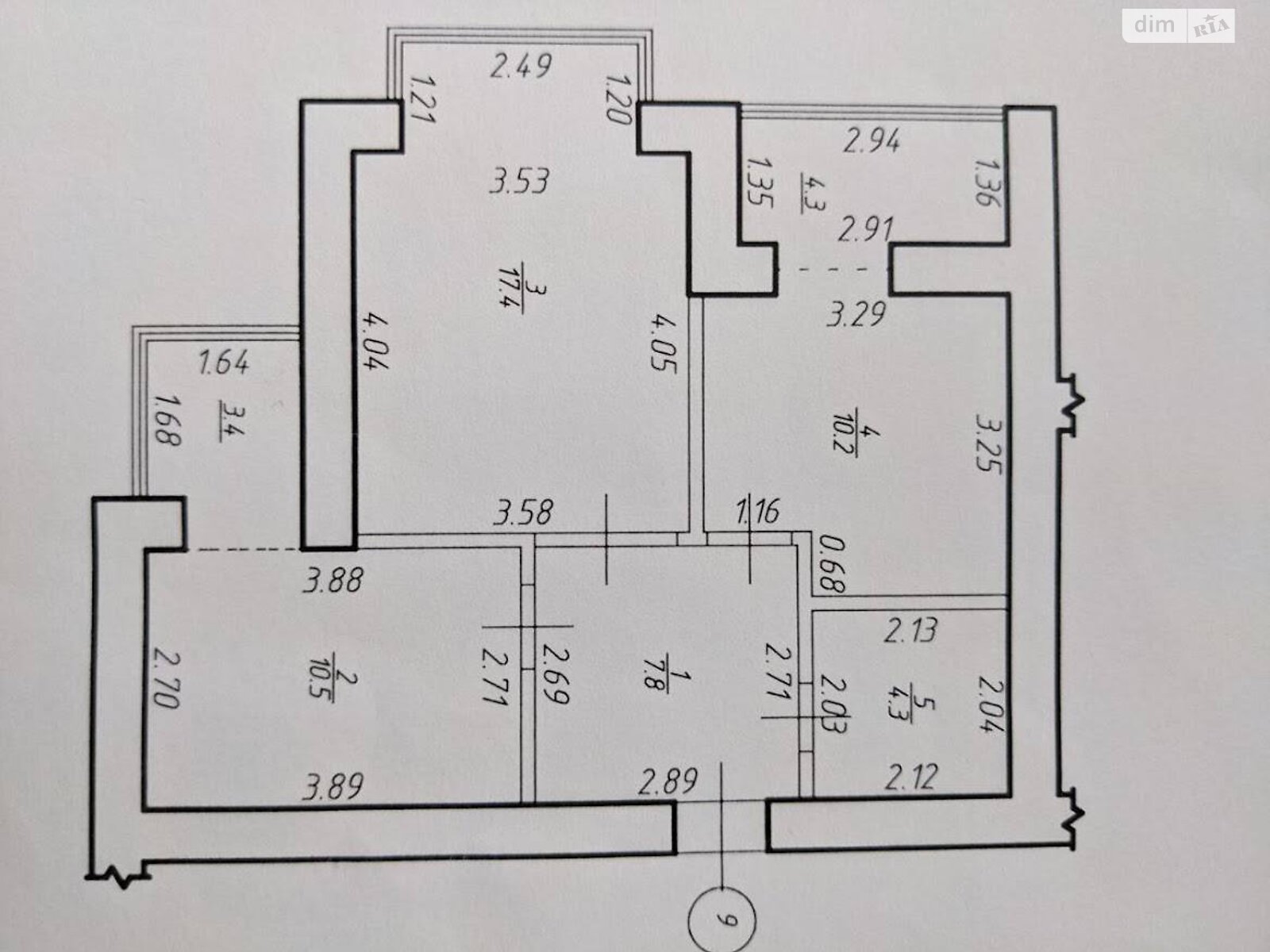 Продаж двокімнатної квартири в Вовчинцю, на вул. Вовчинецька 2Б, фото 1