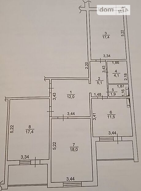 Продаж трикімнатної квартири в Вишгороді, на вул. Кургузова 1акорп4, район Вишгород фото 1 Продаж трикімнатної квартири в Вишгороді, на вул. Кургузова 1акорп4, район Вишгород фото 1