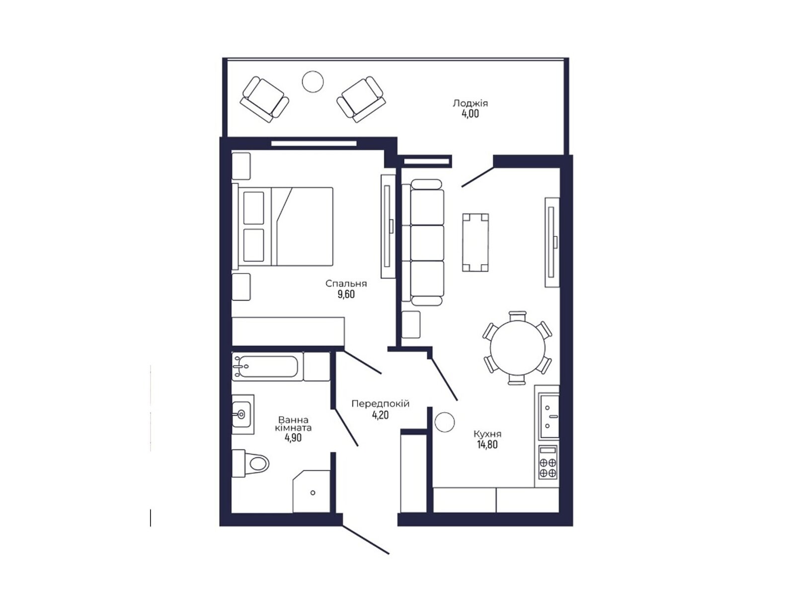 Продажа однокомнатной квартиры в Яремче, на ул. Свободы 309А, фото 1