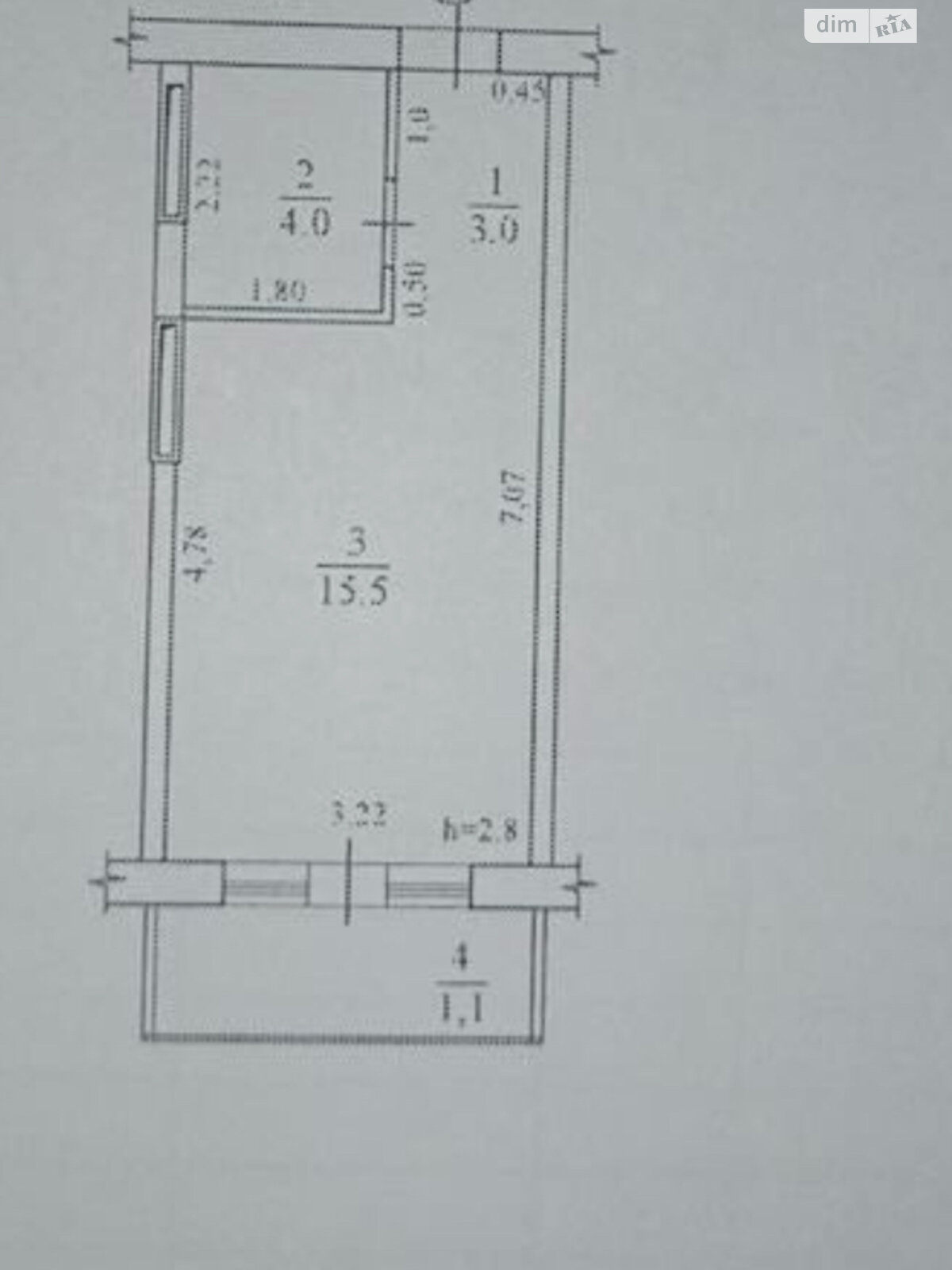 Продаж однокімнатної квартири в Южному, на вул. Іванова 33, район Южне фото 1