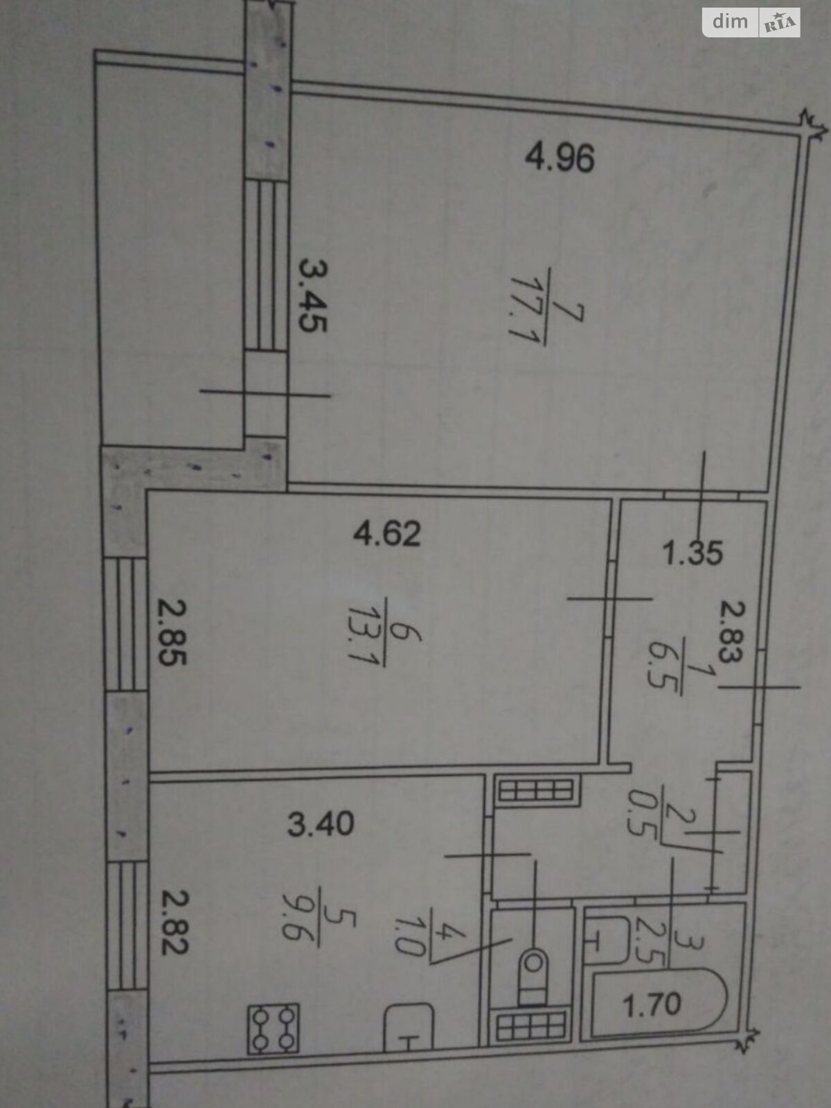 Продажа двухкомнатной квартиры в Запорожье, на ул. Калнышевского 16, район 17-й Хортицкий фото 1