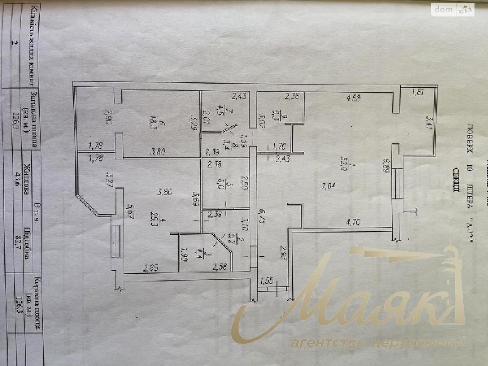 Продажа трехкомнатной квартиры в Запорожье, на ул. Почтовая 119, район Александровский (Жовтневый) фото 1