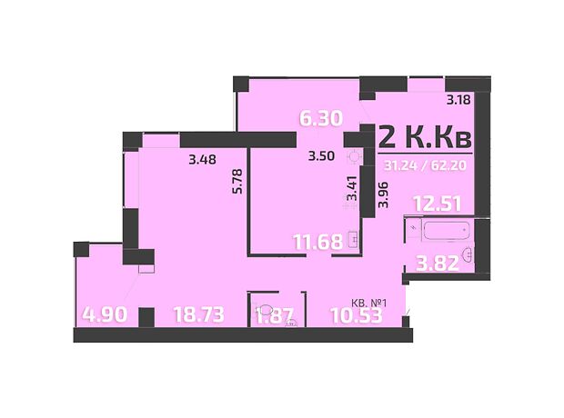 Продаж двокімнатної квартири в Запоріжжі, на вул. Святого Миколая 53, район Олександрівський (Жовтневий) фото 1
