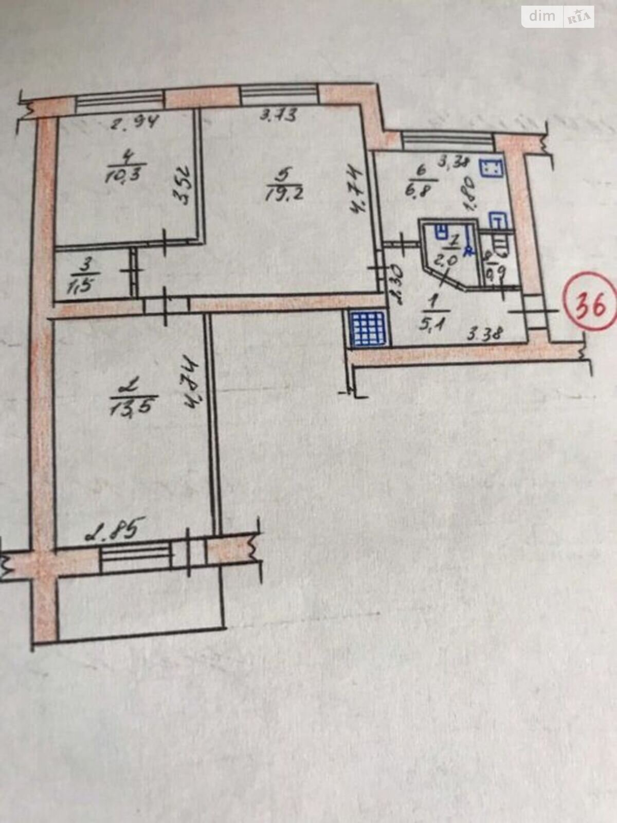 Продажа трехкомнатной квартиры в Запорожье, на просп. Соборный 146, район Александровский (Жовтневый) фото 1