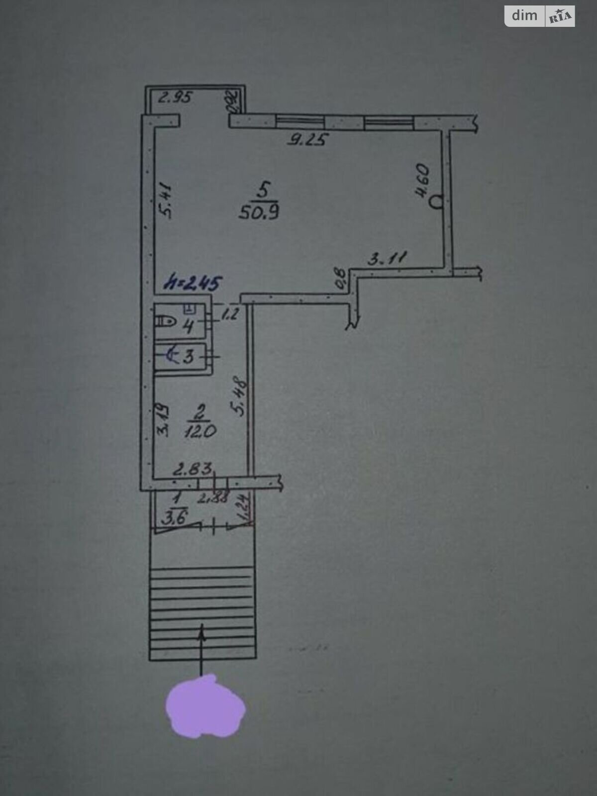 Продажа трехкомнатной квартиры в Запорожье, на ул. Героев 93-й бригады 42, район Хортицкий фото 1