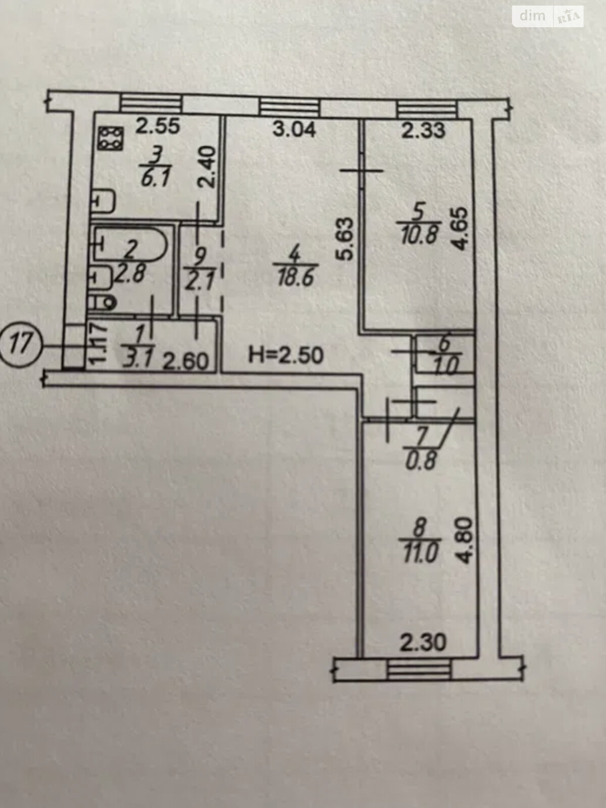 Продаж трикімнатної квартири в Запоріжжі, на вул. Приходська 45А, кв. 17, фото 1 Продаж трикімнатної квартири в Запоріжжі, на вул. Приходська 45А, кв. 17, фото 1