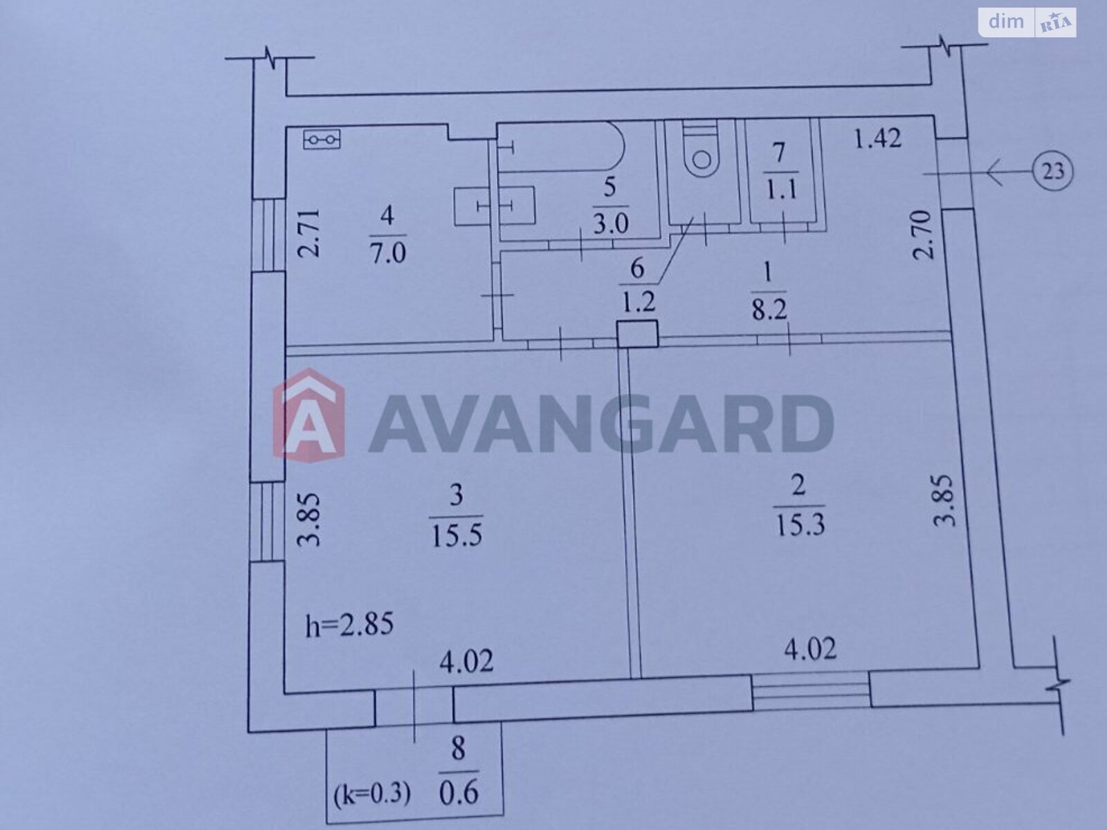 Продаж двокімнатної квартири в Запоріжжі, на вул. Незалежної України 39Б, район Вознесенівський (Орджонікідзевський) фото 1