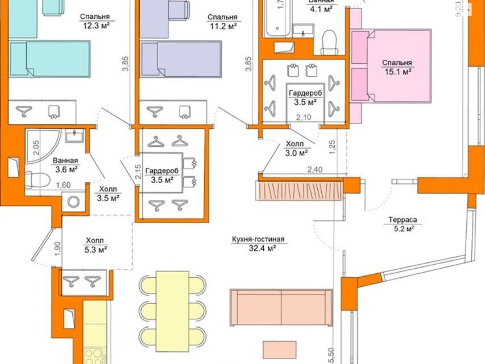 Продажа трехкомнатной квартиры в Запорожье, на ул. Тбилисская 23, район Вознесеновский (Орджоникидзевский) фото 1