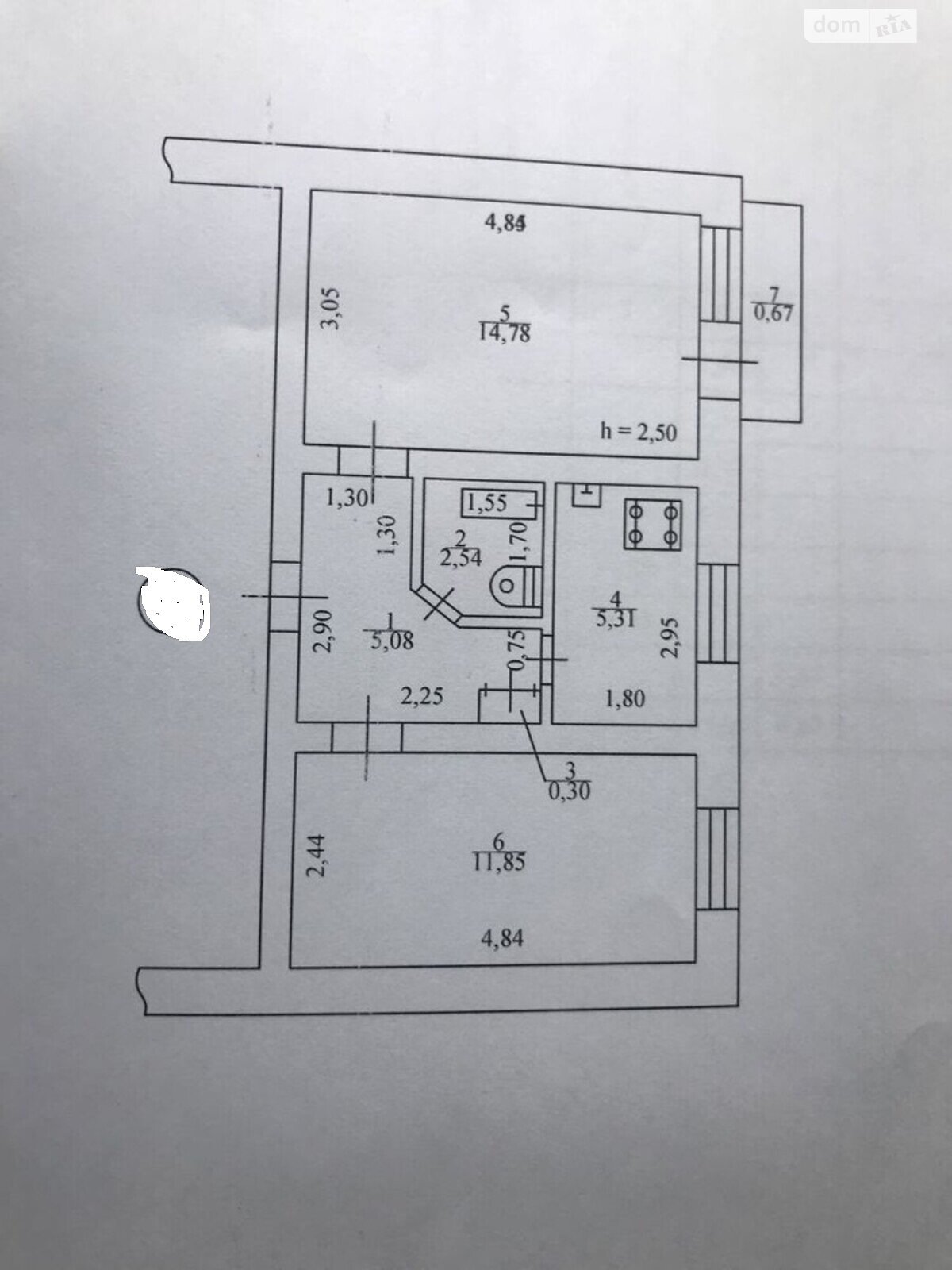 Продаж двокімнатної квартири в Запоріжжі, на вул. Кам'яногірська, район Вознесенівський (Орджонікідзевський) фото 1