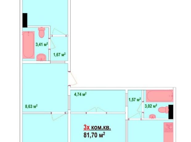 Продажа квартиры, 3 ком., Запорожье, р‑н. Южный (Пески), Новокузнецкая улица Продажа квартиры, 3 ком., Запорожье, р‑н. Южный (Пески), Новокузнецкая улица