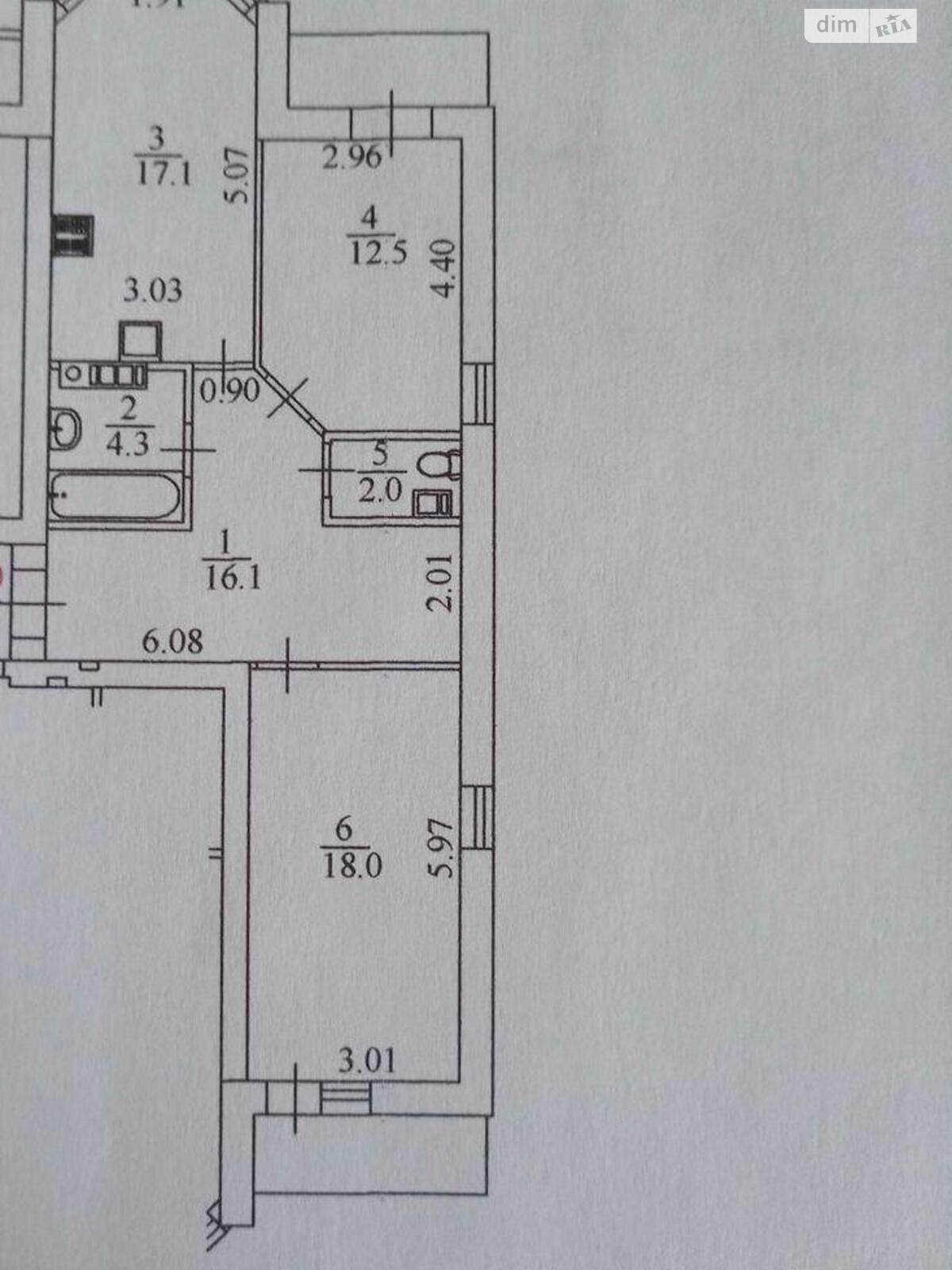 Продаж чотирикімнатної квартири в Зазим'ї, на вул. Придорожна 1, фото 1