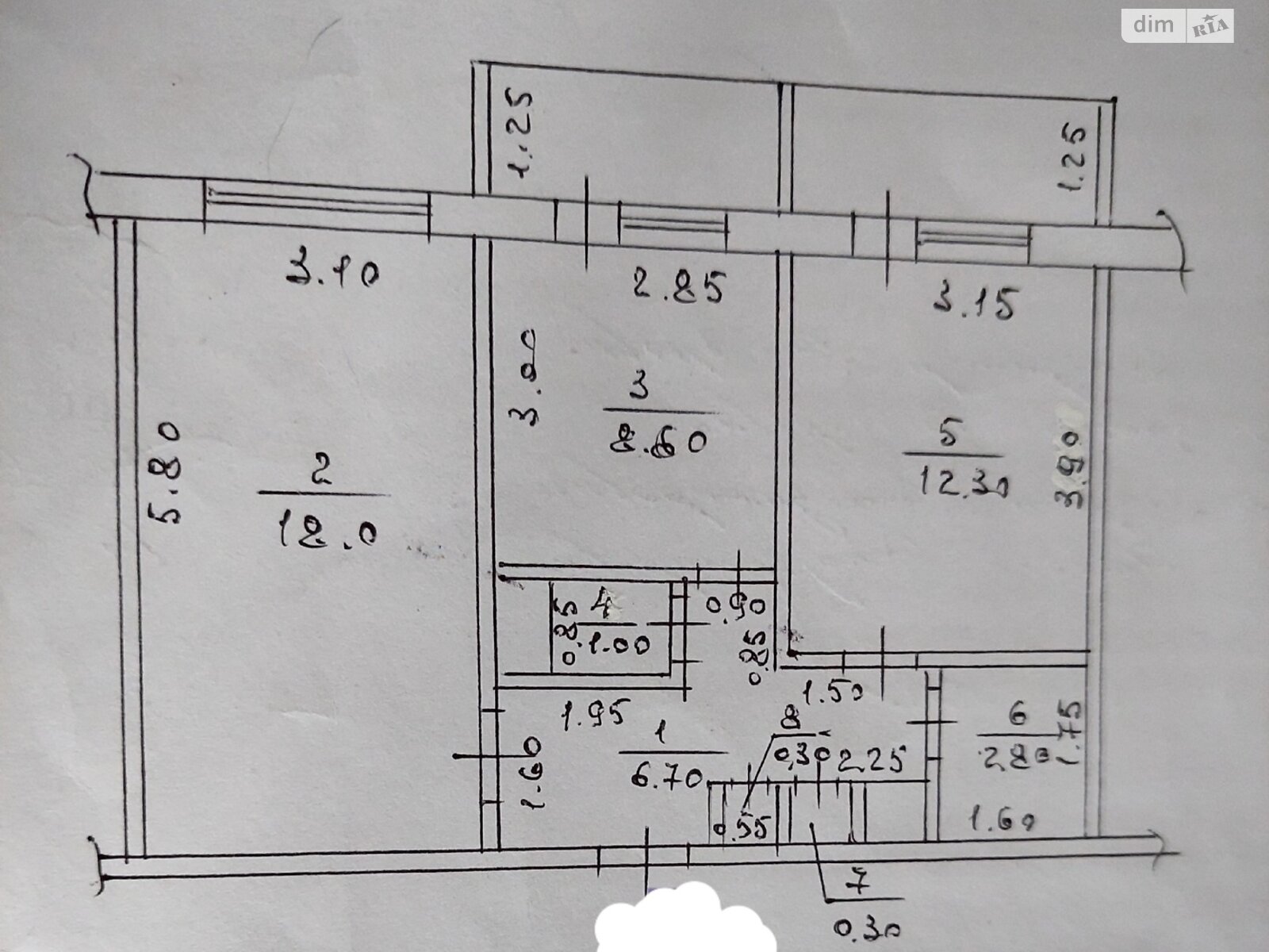 Продажа двухкомнатной квартиры в Звягеле, на пер. Дмитрия Герасимчука (Маршала Рыбалко), фото 1