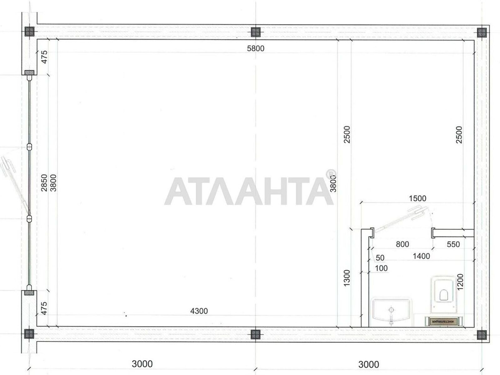 Специальное помещение в Авангарде, 10, цена продажи: 33 000 долларов за объект фото 1