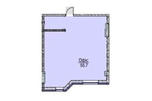 Офісне приміщення на 55.7 кв.м. в Черкасах фото 2