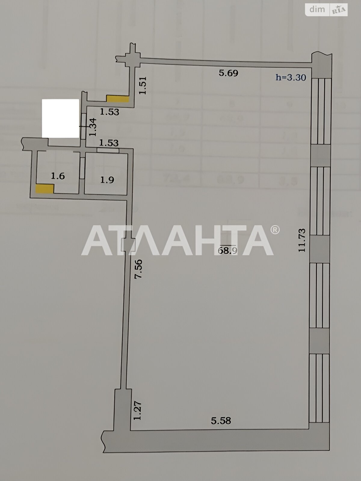 Офісне приміщення на 72.4 кв.м. в Чорноморську фото 1 Офісне приміщення на 72.4 кв.м. в Чорноморську фото 1