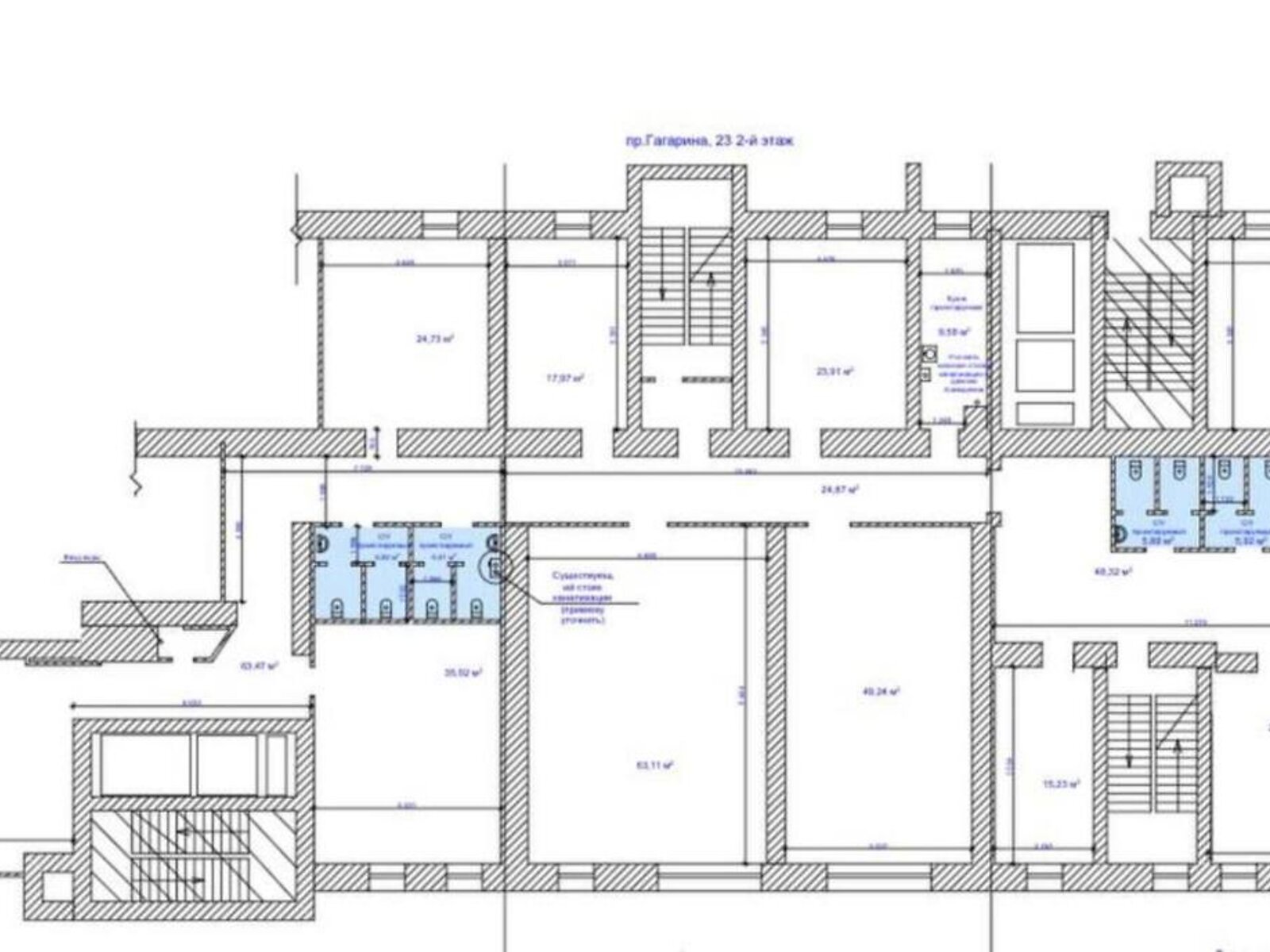 Офисное помещение на 582.3 кв.м. в Днепре фото 1 Офисное помещение на 582.3 кв.м. в Днепре фото 1