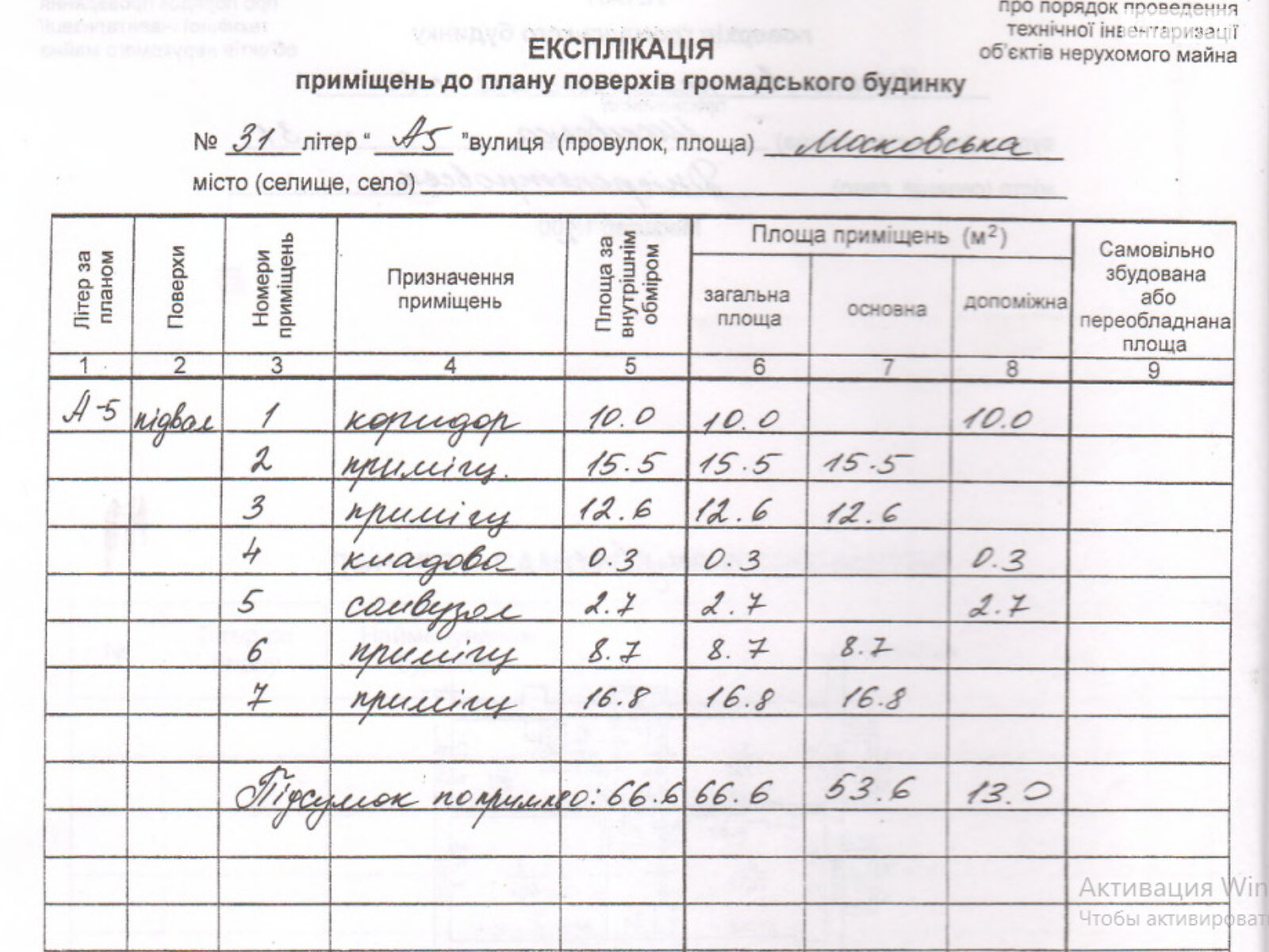 Офисное помещение на 66.6 кв.м. в Днепре фото 1 Офисное помещение на 66.6 кв.м. в Днепре фото 1