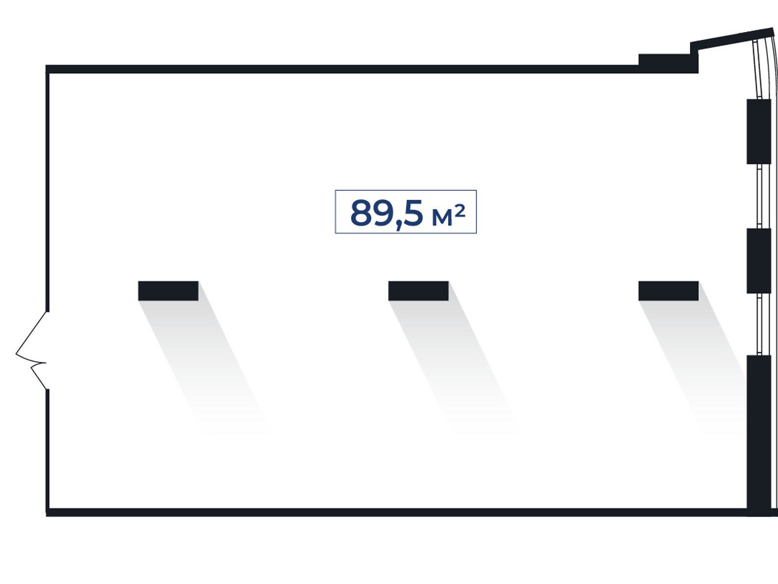 Офісне приміщення на 89.5 кв.м. в Івано-Франківську фото 1 Офісне приміщення на 89.5 кв.м. в Івано-Франківську фото 1