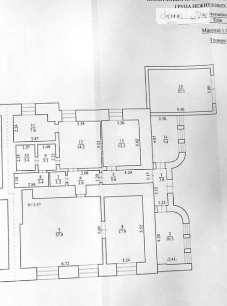 Офисное помещение на 155 кв.м. в бизнес-центре в Киеве фото 1 Офисное помещение на 155 кв.м. в бизнес-центре в Киеве фото 1
