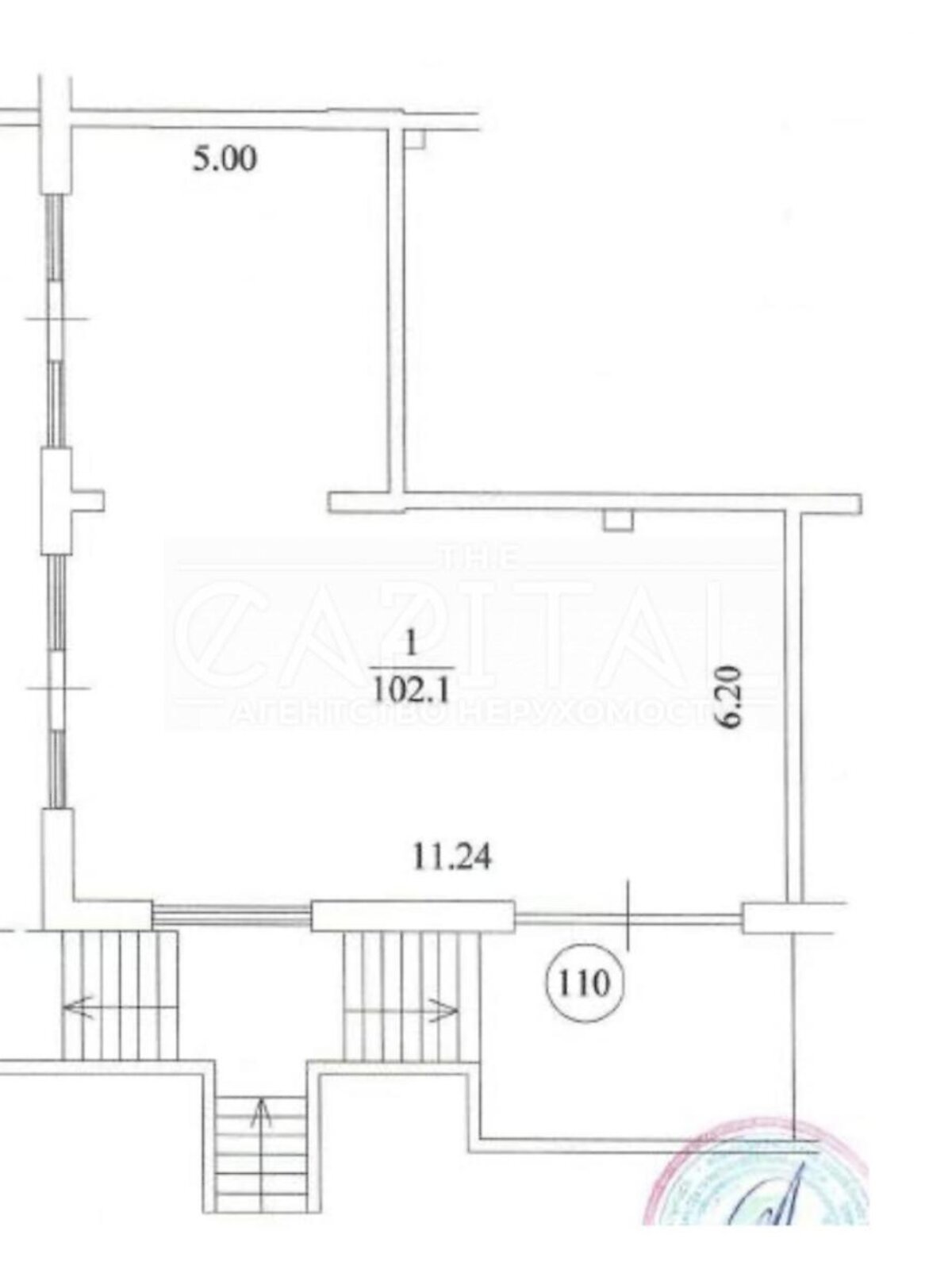 Офісне приміщення на 102.1 кв.м. в Києві фото 1