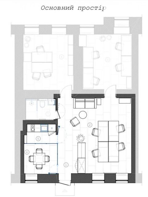 Коммерческая недвижимость по адресу ул. Богдана Хмельницкого (площадь 82,6 м²) - Atlanta.ua - фото 14