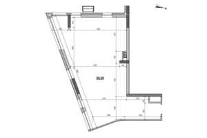Офисное помещение на 58.38 кв.м. в Львове фото 2