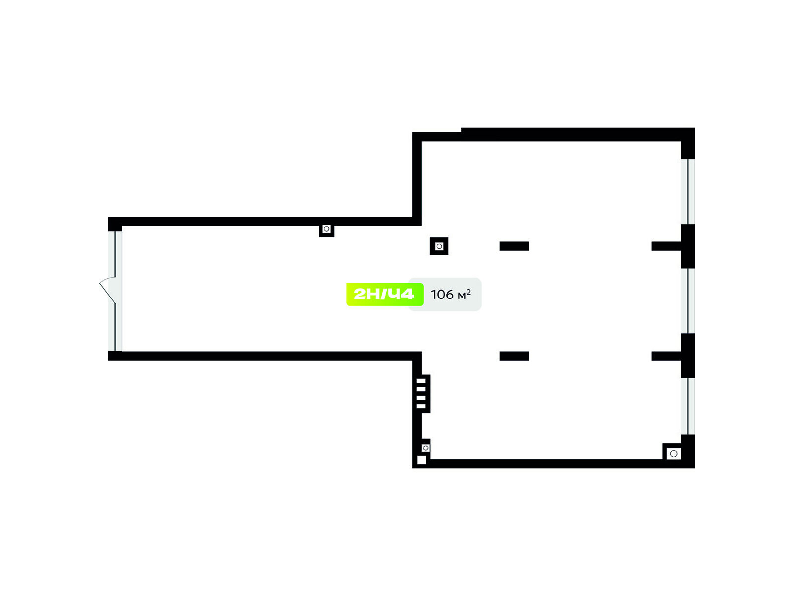 Офісне приміщення на 106 кв.м. в Львові фото 1