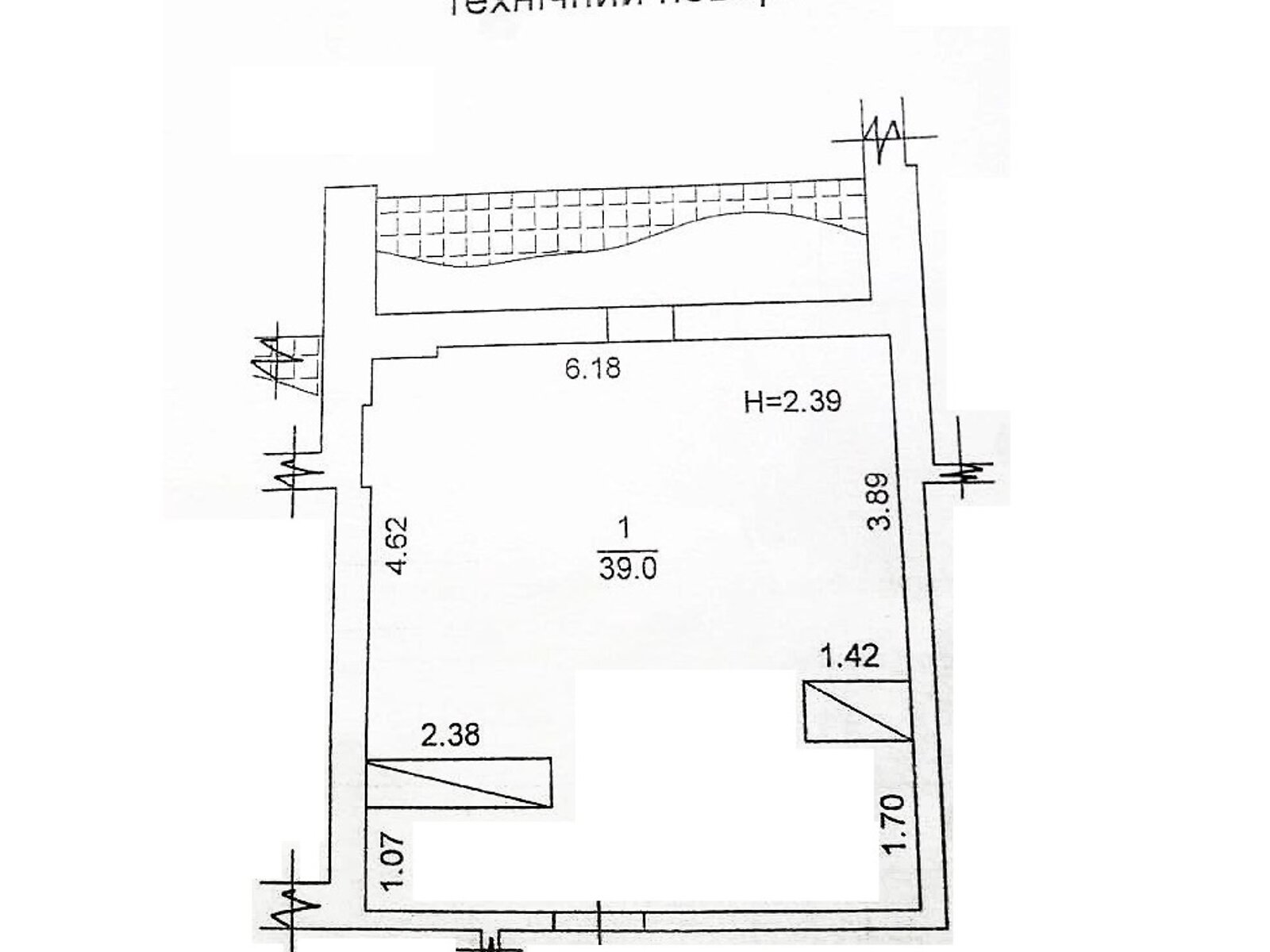 Офісне приміщення на 39 кв.м. в Одесі фото 1