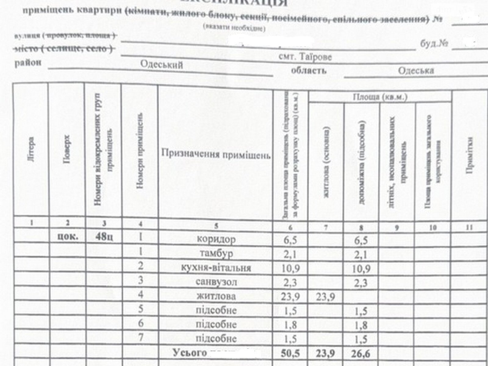 Офісне приміщення на 51 кв.м. в Таїрове фото 1 Офісне приміщення на 51 кв.м. в Таїрове фото 1