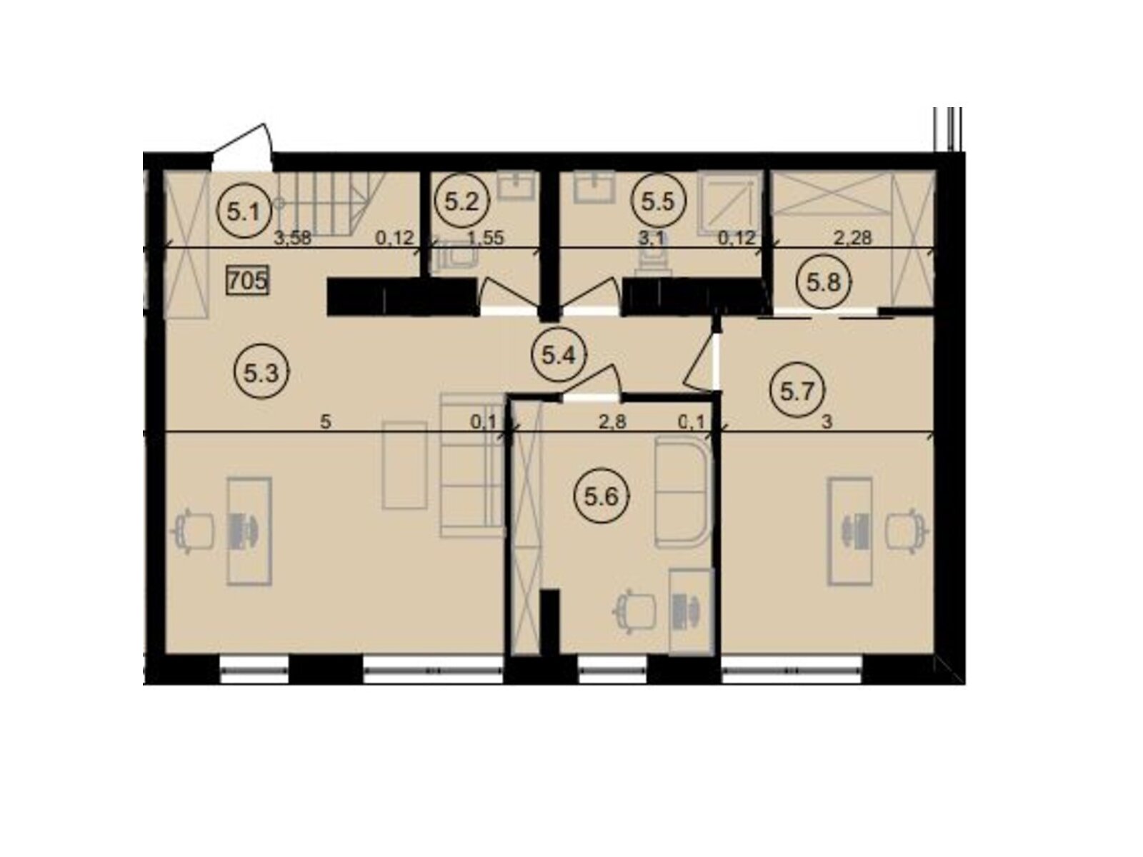 Офісне приміщення на 93.55 кв.м. в Тернополі фото 1