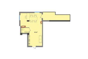 Офисное помещение на 44 кв.м. в Тернополе фото 2