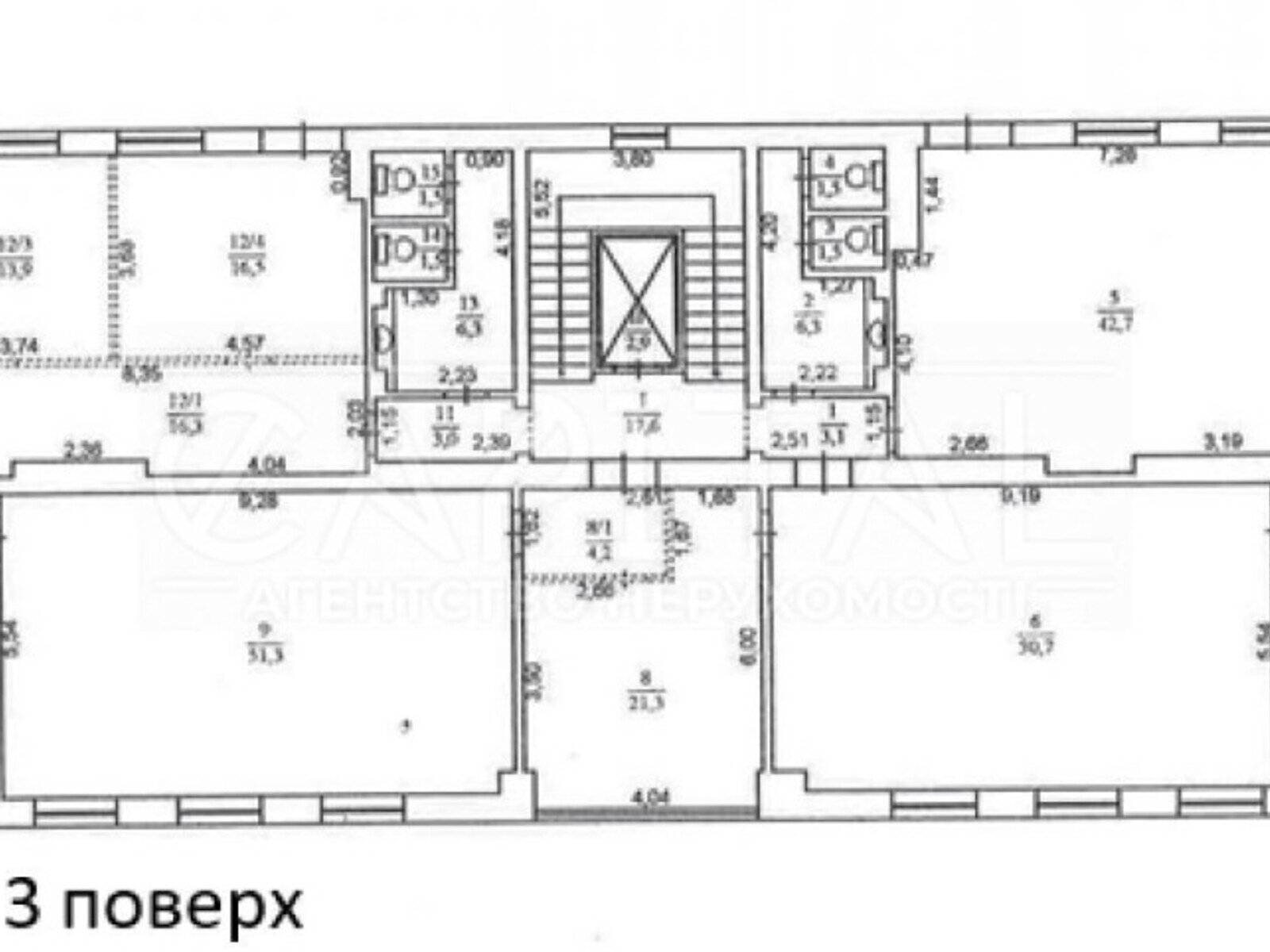 Офісне приміщення на 1857 кв.м. в Києві фото 1