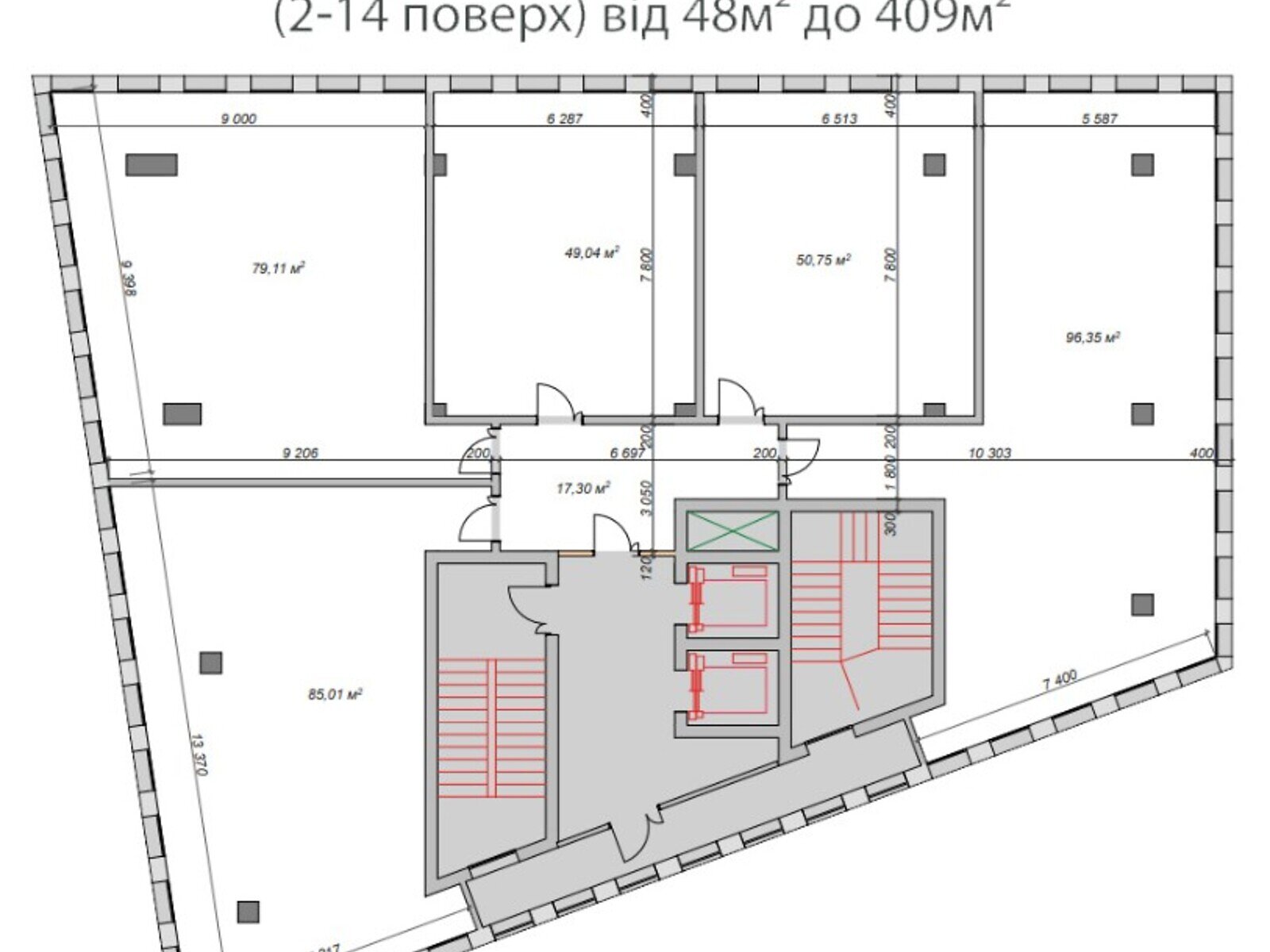 Офісне приміщення на 50.75 кв.м. в Івано-Франківську фото 1 Офісне приміщення на 50.75 кв.м. в Івано-Франківську фото 1