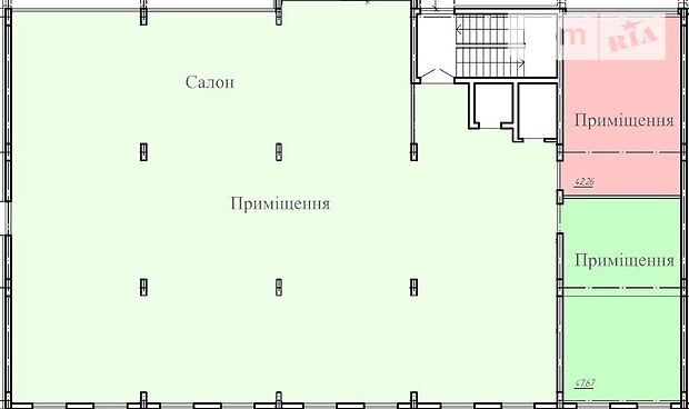 Офисное помещение на 250 кв.м. в нежилом помещении в жилом доме в Тернополе фото 1
