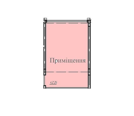 Офисное помещение на 42.26 кв.м. в нежилом помещении в жилом доме в Тернополе фото 1 Офисное помещение на 42.26 кв.м. в нежилом помещении в жилом доме в Тернополе фото 1