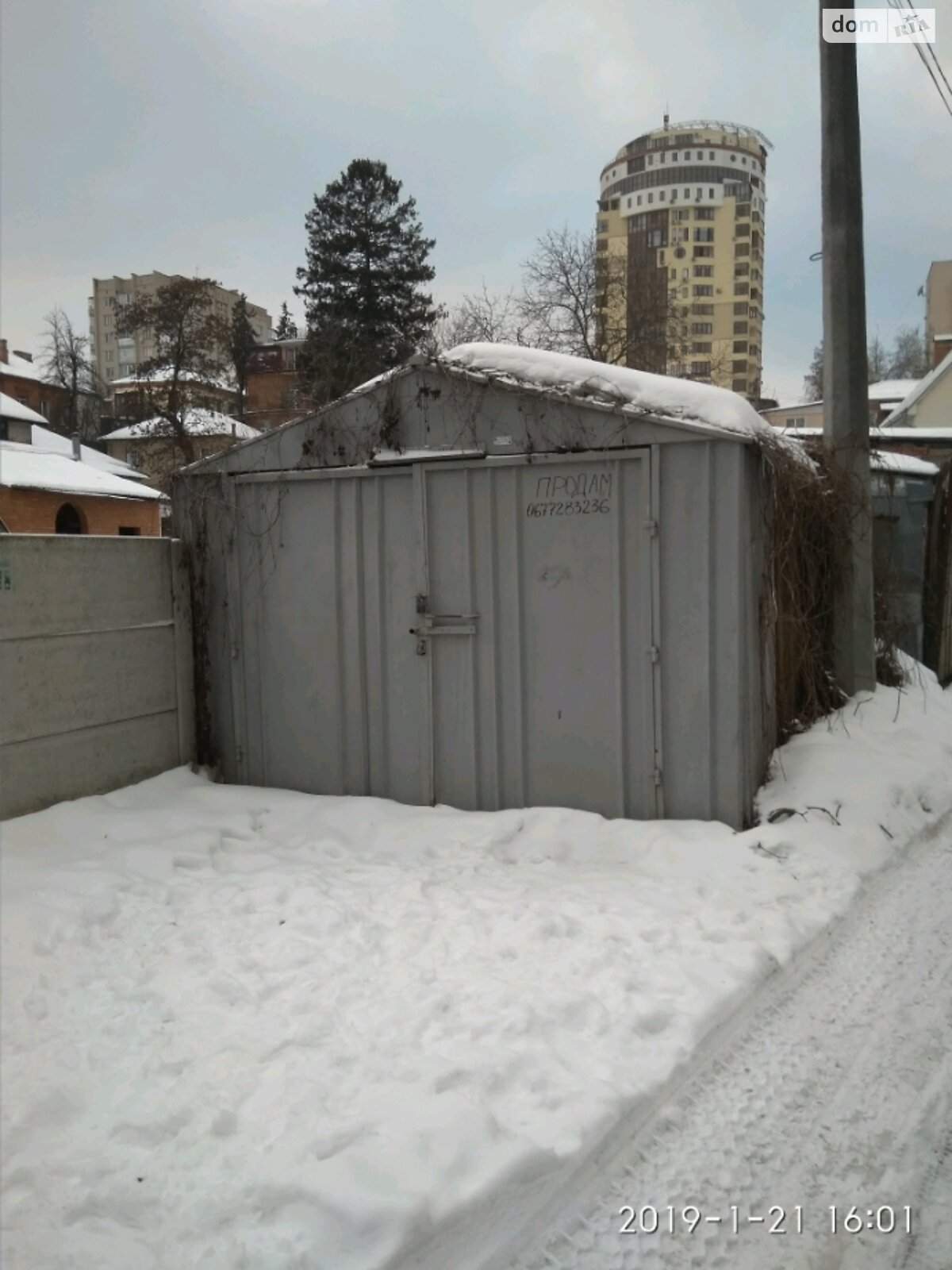 Отдельно стоящий гараж под легковое авто в Виннице, площадь 20 кв.м. фото 1