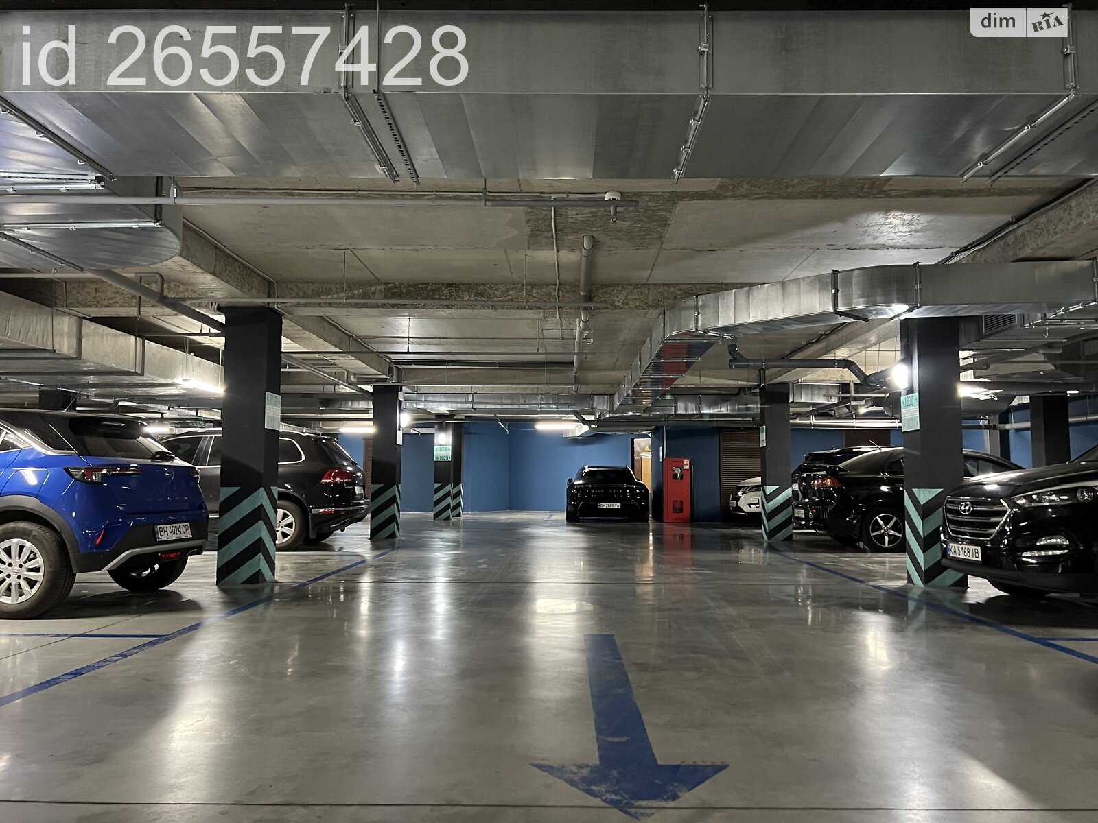 Место в подземном паркинге под легковое авто в Одессе, площадь 35 кв.м. фото 1