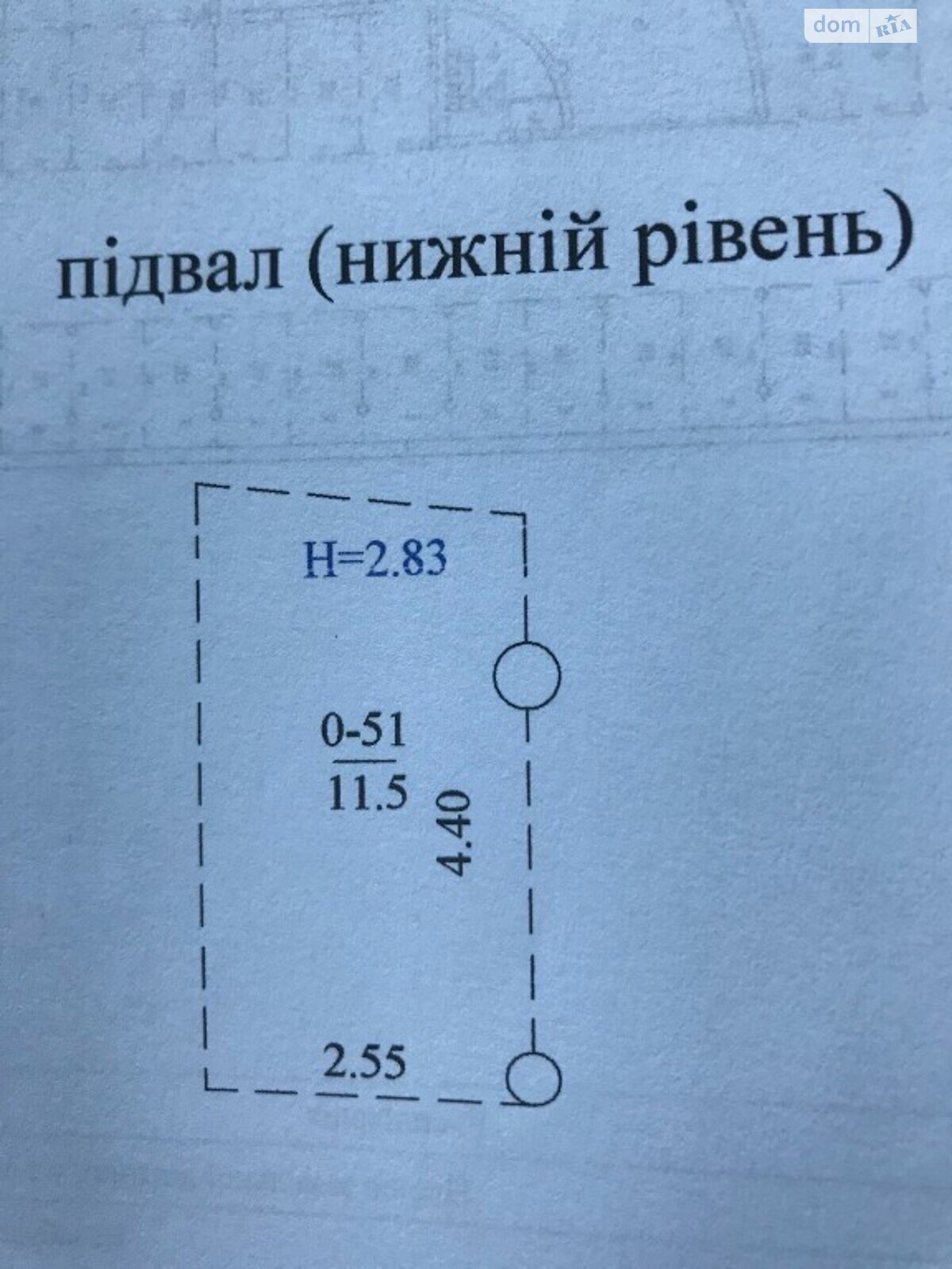 Место в подземном паркинге под легковое авто в Харькове, площадь 11.5 кв.м. фото 1