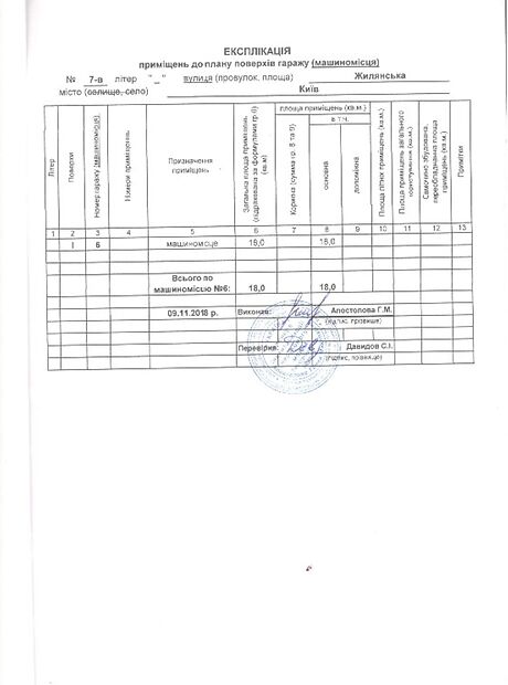 Місце в підземному паркінгу під легкове авто в Києві, площа 18 кв.м. фото 1 Місце в підземному паркінгу під легкове авто в Києві, площа 18 кв.м. фото 1