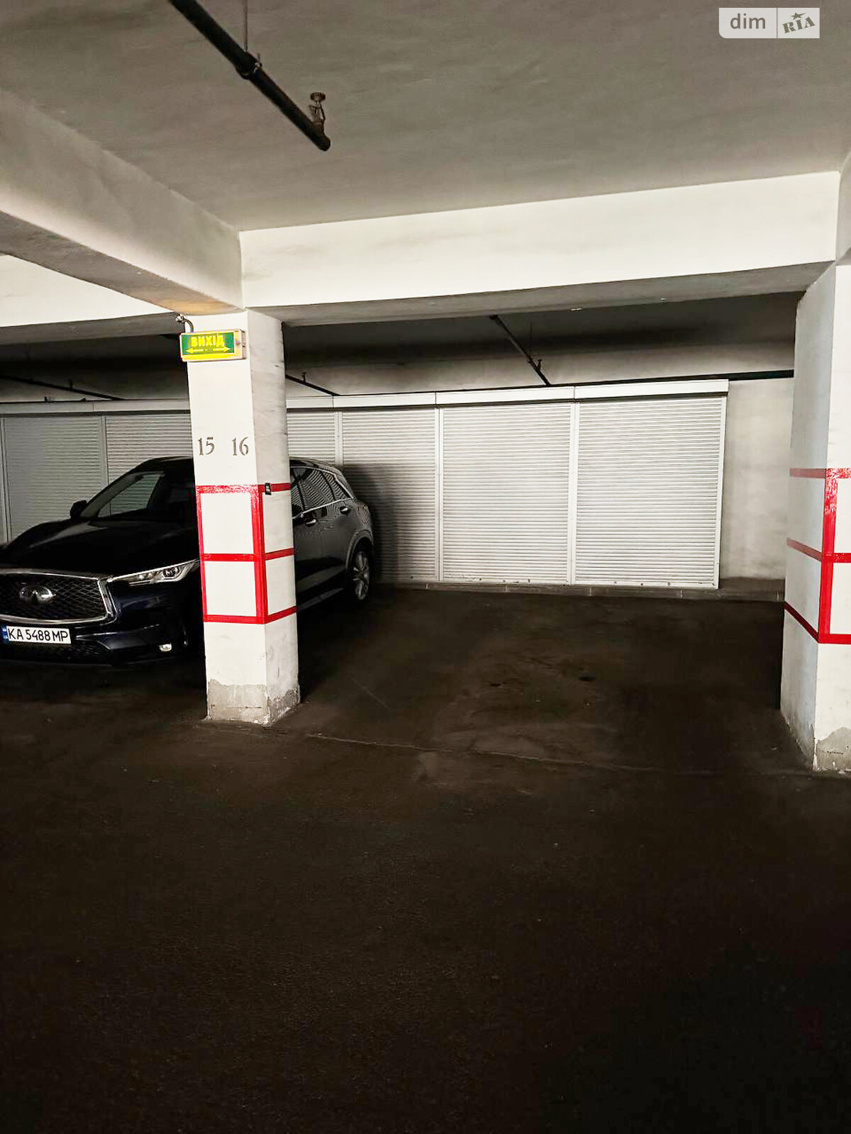Место в подземном паркинге под легковое авто в Киеве, площадь 20.8 кв.м. фото 1 Место в подземном паркинге под легковое авто в Киеве, площадь 20.8 кв.м. фото 1