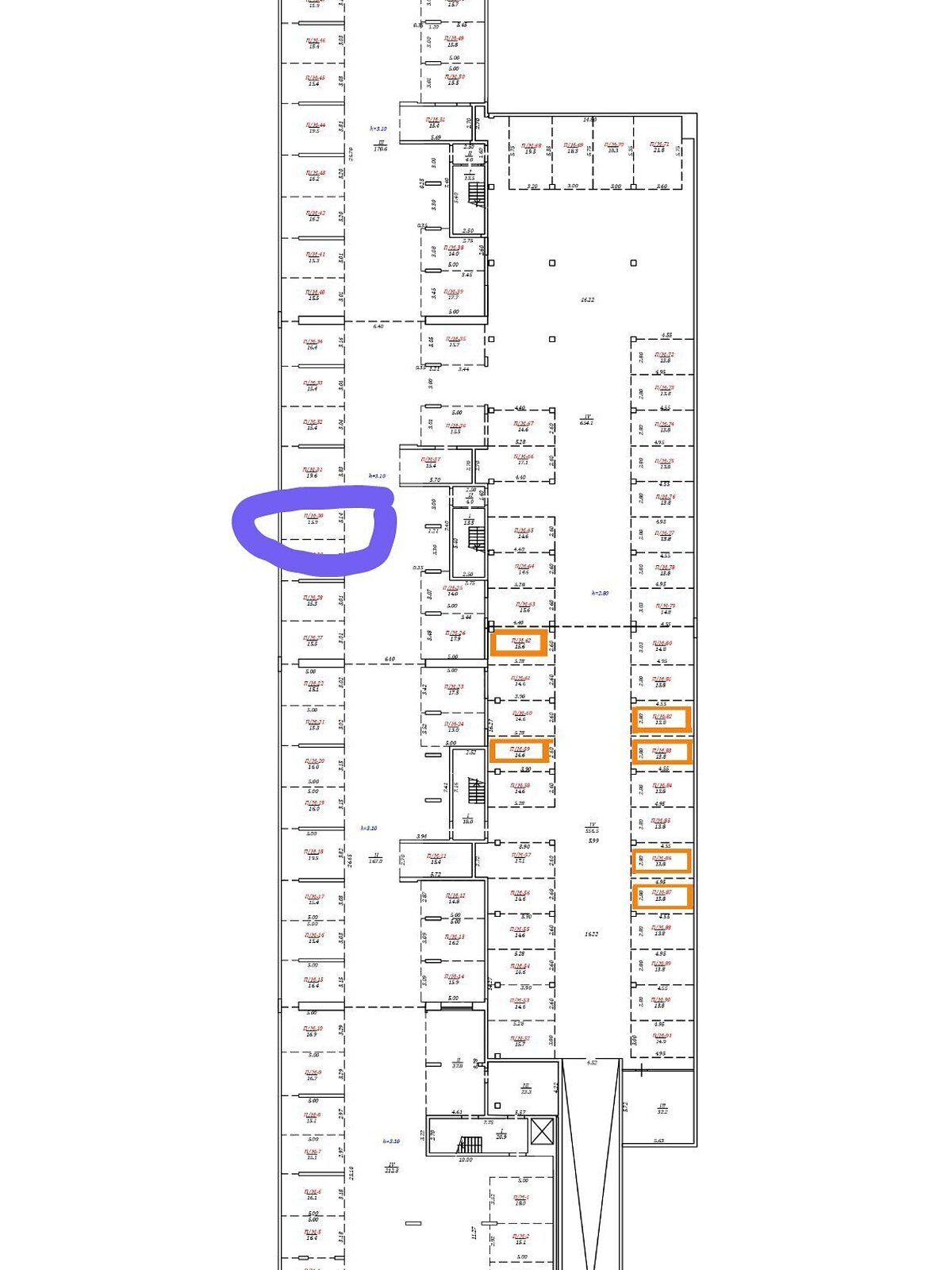 Место в подземном паркинге под легковое авто в Львове, площадь 16 кв.м. фото 1