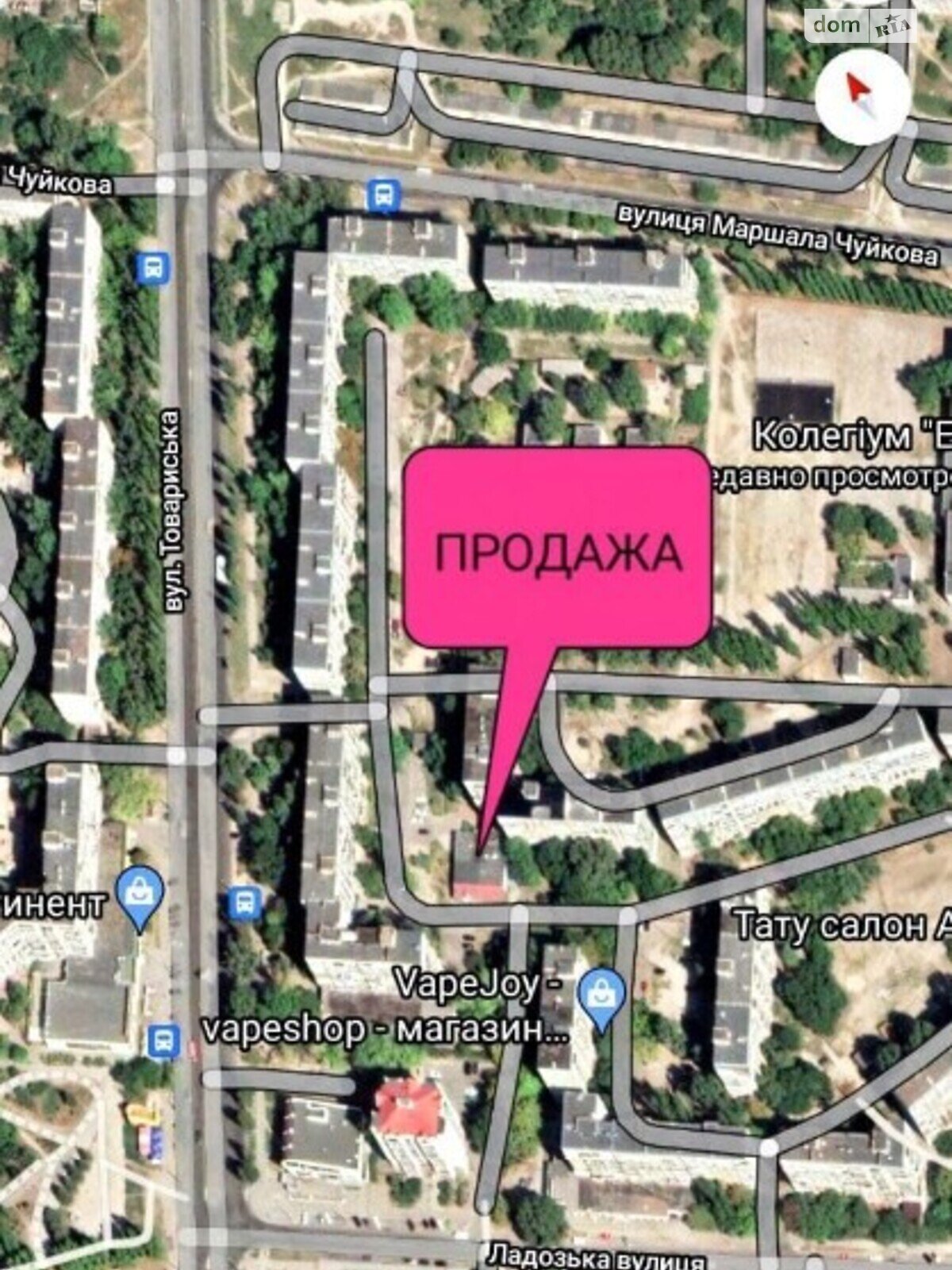 Комерційне приміщення в Запоріжжі, продаж по Ладозька вулиця, район Дніпровський (Ленінський), ціна: 120 000 доларів за об’єкт фото 1 Комерційне приміщення в Запоріжжі, продаж по Ладозька вулиця, район Дніпровський (Ленінський), ціна: 120 000 доларів за об’єкт фото 1