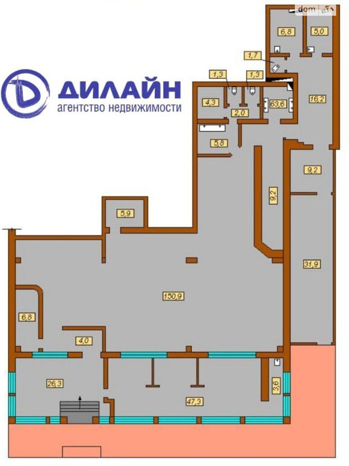 Коммерческое помещение в Запорожье, продажа по Ладожская улица, район Днепровский (Ленинский), цена: 130 000 долларов за объект фото 1